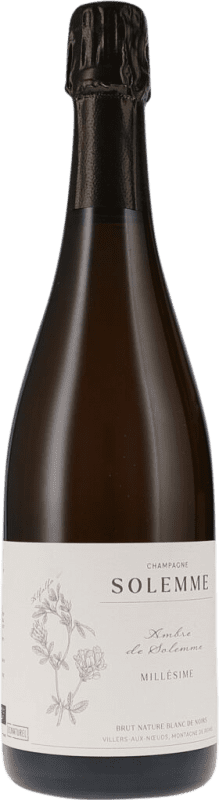 99,95 € Envio grátis | Espumante branco Solemme Ambre Blanc de Noirs Millésimé Brut Nature A.O.C. Champagne Champagne França Pinot Meunier Garrafa 75 cl