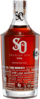 59,95 € Envio grátis | Brandy Conhaque Spanish Oak. Solera D.O. Sierras de Málaga Espanha Garrafa 70 cl