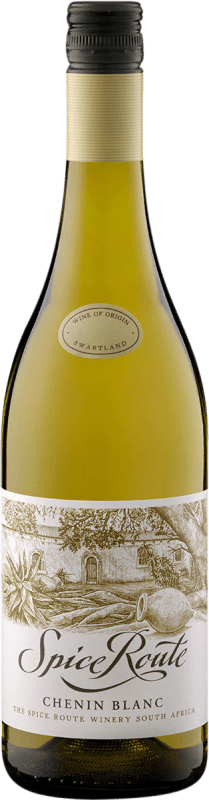 19,95 € Envío gratis | Vino blanco Spice Route Seco W.O. Western Cape Western Cape South Coast Sudáfrica Chenin Blanco Botella 75 cl