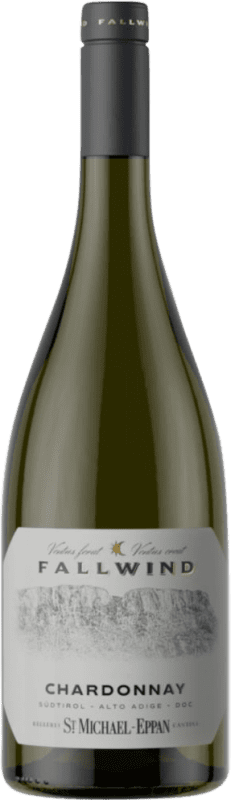 16,95 € 送料無料 | 白ワイン St. Michael-Eppan Fallwind D.O.C. Trentino トレンティーノ イタリア Chardonnay ボトル 75 cl