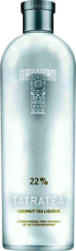 26,95 € Spedizione Gratuita | Liquori Tatratea 22º Coconut Tea Liqueur Slovacchia Bottiglia 70 cl
