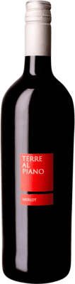 11,95 € Envío gratis | Vino tinto Terre al Piano I.G.T. Delle Venezie Friuli-Venezia Giulia Italia Merlot Botella 1 L
