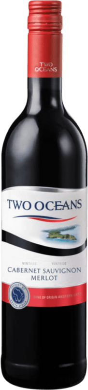 5,95 € 免费送货 | 红酒 Two Oceans Vineyard Selection Cabernet Sauvignon Merlot 干 W.O. Western Cape Western Cape South Coast 南非 Merlot, Cabernet Sauvignon 瓶子 75 cl