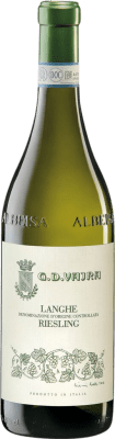 35,95 € Бесплатная доставка | Белое вино G.D. Vajra Petracine Пьемонте Италия Riesling — Рислинг 75 cl