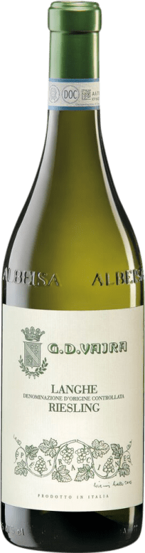 47,95 € Envio grátis | Vinho branco G.D. Vajra Petracine Piemonte Itália Riesling Garrafa 75 cl