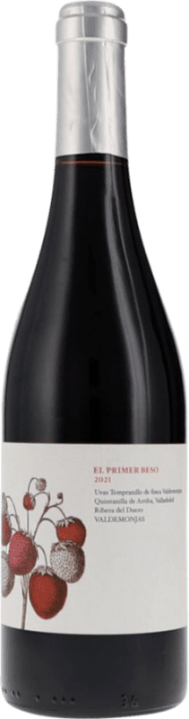 19,95 € Envío gratis | Vino tinto Valdemonjas El Primer Beso The First Kiss Seco D.O. Ribera del Duero España Tempranillo Botella 75 cl
