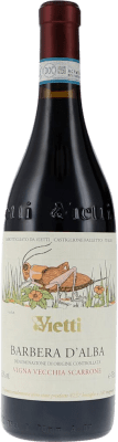 79,95 € Envio grátis | Vinho Tinto Vietti Scarrone Seco Vigne Vecchie VV Vinhas Velhas D.O.C. Barbera d'Alba Piemonte Itália Barbera Garrafa 75 cl