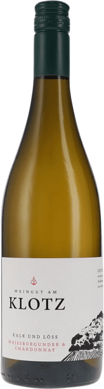 16,95 € Envío gratis | Vino blanco AM Klotz Kalk und Löss Pinot Blanco Chardonnay Seco I.G. Baden Baden Alemania Chardonnay, Pinot Blanco Botella 75 cl