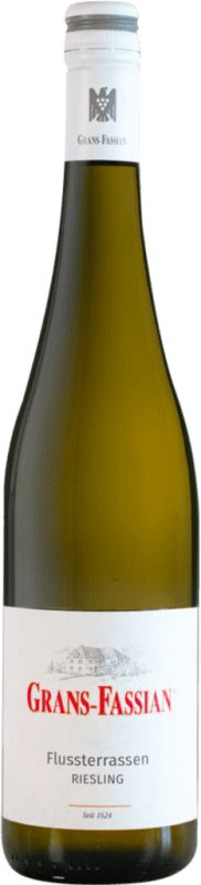15,95 € Envio grátis | Vinho branco Grans Fassian Flussterrassen Semi-seco Semi-doce V.D.P. Gutswein Mosel Alemanha Riesling Garrafa 75 cl