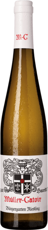 33,95 € Envio grátis | Vinho branco Müller Catoir Bürgergarten Seco V.D.P. Erste Lage Pfälz Alemanha Riesling Garrafa 75 cl