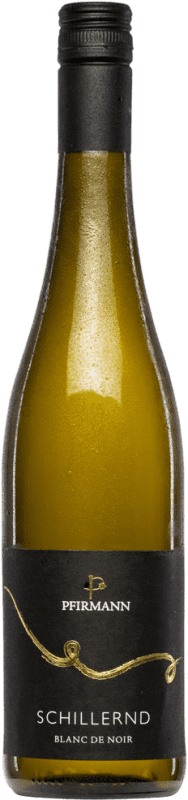 14,95 € Бесплатная доставка | Белое вино Pfirmann Schillernd Blanc de Noir сухой Q.b.A. Pfälz Пфальце Германия Pinot Black бутылка 75 cl