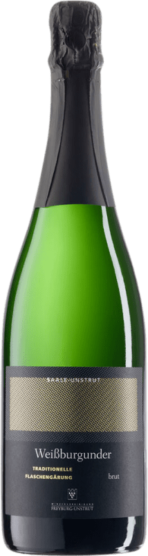 24,95 € 免费送货 | 白起泡酒 Freyburg Unstrut 香槟 Saale Unstrut 德国 Pinot White 瓶子 75 cl
