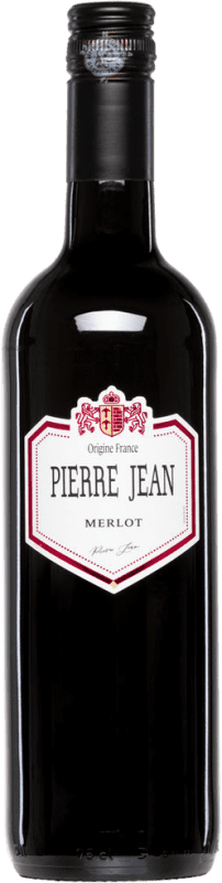 6,95 € Envoi gratuit | Vin Rouge Yvon Mau Pierre Jean Seco — Sec A.O.C. Languedoc Languedoc-Roussillon France Merlot 75 cl