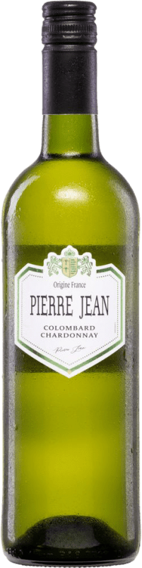 8,95 € Envio grátis | Vinho branco Yvon Mau Pierre Jean Colombard Chardonnay Seco I.G.P. Vin de Pays Côtes de Gascogne França Chardonnay, Colombard Garrafa 75 cl