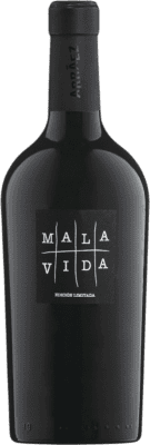 9,95 € Free Shipping | Red wine Antonio Arráez Mala Vida D.O. Valencia Spain Monastrell, Grenache Tintorera Bottle 75 cl