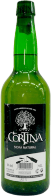 5,95 € Envio grátis | Sidra Cortina D.O.P. Sidra de Asturias Principado das Astúrias Espanha 70 cl Manzana — Maçã