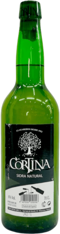3,95 € Spedizione Gratuita | Sidro Cortina D.O.P. Sidra de Asturias Principato delle Asturie Spagna Bottiglia 70 cl