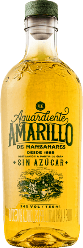 18,95 € 免费送货 | 西班牙渣酿白兰地 Orujo Modelo Corona Amarillo de Manzanares sin Azúcar 哥伦比亚 瓶子 70 cl