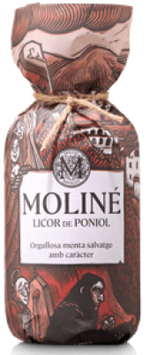 8,95 € Envío gratis | Licores Moline Ratafia Poniol España Botellín 20 cl