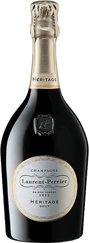 99,95 € 免费送货 | 白起泡酒 Laurent Perrier Brut — 起泡酒 干型 Héritage — 传统传承遗产 特级珍藏 A.O.C. Champagne 香槟酒 法国 75 cl