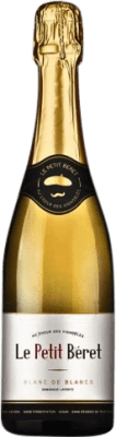 11,95 € Envío gratis | Vino blanco Le Petit Béret Blanc de Blancs Francia Botella 75 cl Sin Alcohol