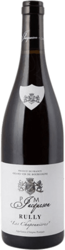 47,95 € Envío gratis | Vino tinto Paul Jacqueson Chaponnières Crianza A.O.C. Rully Borgoña Francia Botella 75 cl