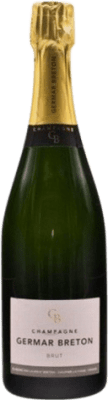 43,95 € 免费送货 | 白起泡酒 Germar Breton Brut — 起泡酒 干型 特级珍藏 A.O.C. Champagne 香槟酒 法国 Pinot Noir — 黑皮诺, Chardonnay — 莎当妮 75 cl
