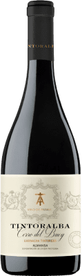 12,95 € Free Shipping | Red wine Tintoralba Cerro del Buey Aged D.O. Almansa Castilla la Mancha Spain Grenache Tintorera Bottle 75 cl