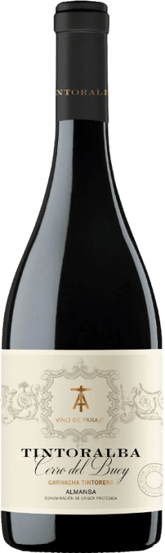 12,95 € Spedizione Gratuita | Vino rosso Tintoralba Cerro del Buey Crianza D.O. Almansa Castilla-La Mancha Spagna Grenache Tintorera Bottiglia 75 cl