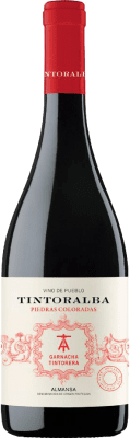 10,95 € Free Shipping | Red wine Tintoralba Piedras Coloradas Young D.O. Almansa Castilla la Mancha Spain Grenache Tintorera Bottle 75 cl