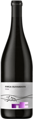 14,95 € Free Shipping | Red wine Olivardots Lilat Young D.O. Empordà Catalonia Spain Syrah, Grenache Tintorera Bottle 75 cl