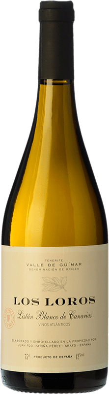 21,95 € Envío gratis | Vino blanco El Borujo Los Loros D.O. Valle del Güímar Islas Canarias España Listán Blanco Botella 75 cl