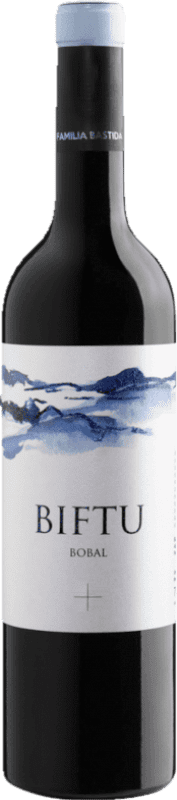 8,95 € Envio grátis | Vinho tinto Alceño Biftu D.O. Utiel-Requena Espanha Bobal Garrafa 75 cl