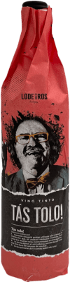 7,95 € Free Shipping | Red Wine Lodeiros Tás Tolo Spain Cabernet Sauvignon, Mencía 75 cl