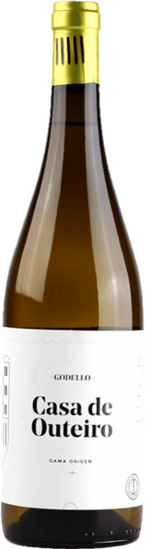 16,95 € Envio grátis | Vinho Branco Casa Outeiro. Origen D.O. Ribeira Sacra Espanha Godello Garrafa 75 cl