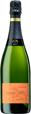 10,95 € 免费送货 | 白起泡酒 Miquel Pons Brut — 起泡酒 干型 珍藏 D.O. Cava 西班牙 Macabeo — 马卡贝奥, Xarel·lo — 哈雷洛, Parellada — 帕雷利亚达 75 cl