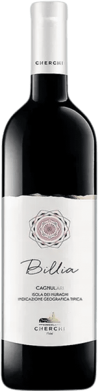 17,95 € Envío gratis | Vino Tinto Cherchi Cagnulari Billia I.G.T. Isola dei Nuraghi Sardegna Italia Cagnulari 75 cl
