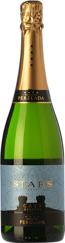 16,95 € Spedizione Gratuita | Spumante Bianco Perelada & Chivite Stars Brut Riserva D.O. Cava Spagna Macabeo, Xarel·lo, Parellada Bottiglia 75 cl