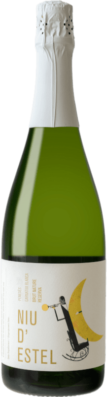 16,95 € Spedizione Gratuita | Spumante bianco Petxina Niu d'Estel D.O. Penedès Catalogna Spagna Grenache Bianca Bottiglia 75 cl