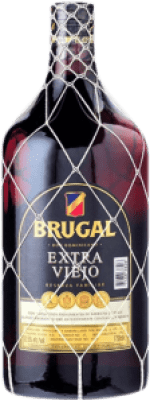 66,95 € 送料無料 | ラム Brugal Extra Viejo — エクストラ古酒 ドミニカ共和国 スペシャルボトル 1,75 L