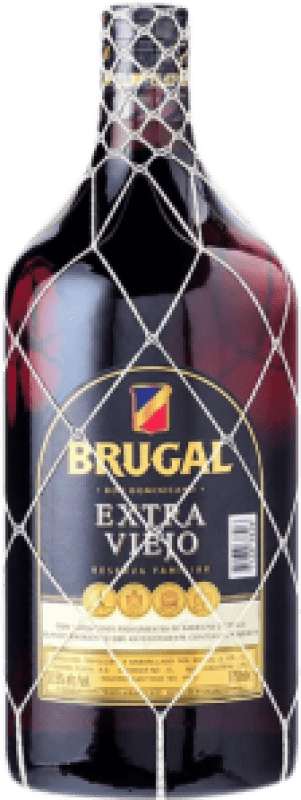 59,95 € Envoi gratuit | Rhum Brugal Extra Viejo République Dominicaine Bouteille Spéciale 1,75 L