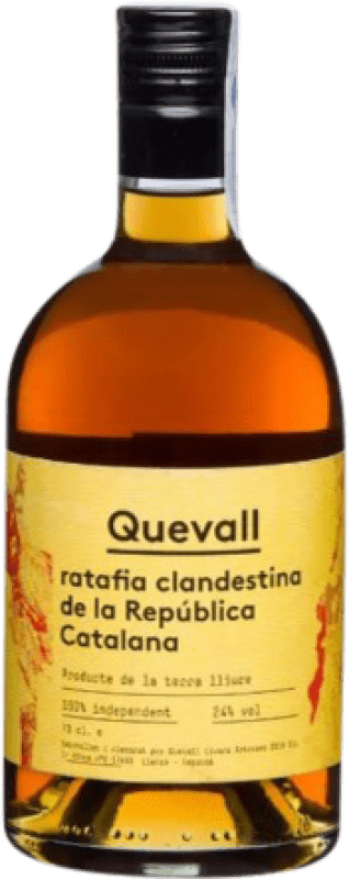 17,95 € Envío gratis | Licores Quevall Ratafia Clandestina de la República Catalana Cataluña España Botella 70 cl