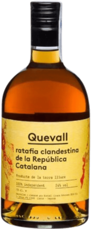 17,95 € Envio grátis | Licores Quevall Ratafia Clandestina de la República Catalana Catalunha Espanha Garrafa 70 cl