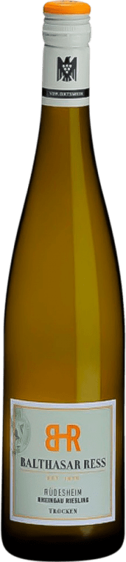 19,95 € 送料無料 | 白ワイン Balthasar Ress Rudesheim VDP Ortswein — 村のワイン ドイツ Riesling — リースリング 75 cl