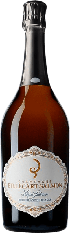 202,95 € 送料無料 | 白のスパークリングワイン Billecart-Salmon Louis Salmon Brut — ブリュット Cuvée, Blanc de Blancs A.O.C. Champagne シャンパン フランス Chardonnay — シャルドネ ボトル 75 cl