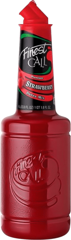 62,95 € 免费送货 | 盒装6个 Schnapp Finest Call Strawberry Purée 墨西哥 瓶子 1 L