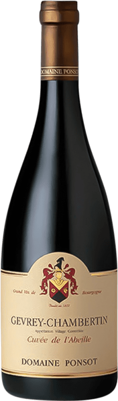 117,95 € Spedizione Gratuita | Vino rosso Domaine Ponsot Cuvée L'Abeille A.O.C. Gevrey-Chambertin Francia Pinot Nero Bottiglia 75 cl