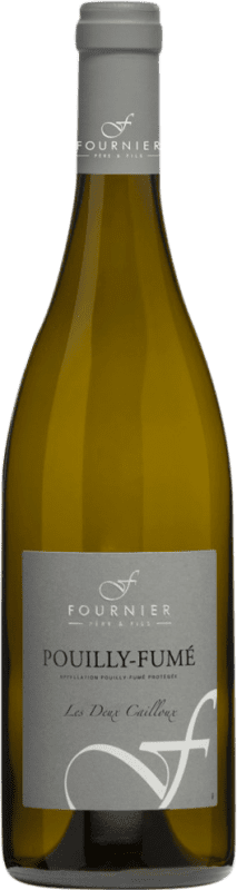 29,95 € Envío gratis | Vino blanco Fournier Père Les Deux Cailloux A.O.C. Pouilly-Fumé Francia Sauvignon Blanca Botella 75 cl