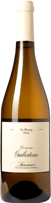 57,95 € Бесплатная доставка | Белое вино Domaine Guiberteau Le Bourg Blanc A.O.C. Saumur Франция Chenin White бутылка 75 cl