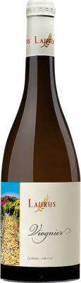 15,95 € Spedizione Gratuita | Vino Bianco Gabriel Meffre Laurus A.O.C. Côtes du Rhône Francia Viognier 75 cl